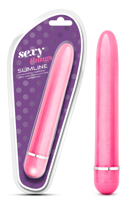 Blush Novelties Sexy Things Slimline Vibe Pink