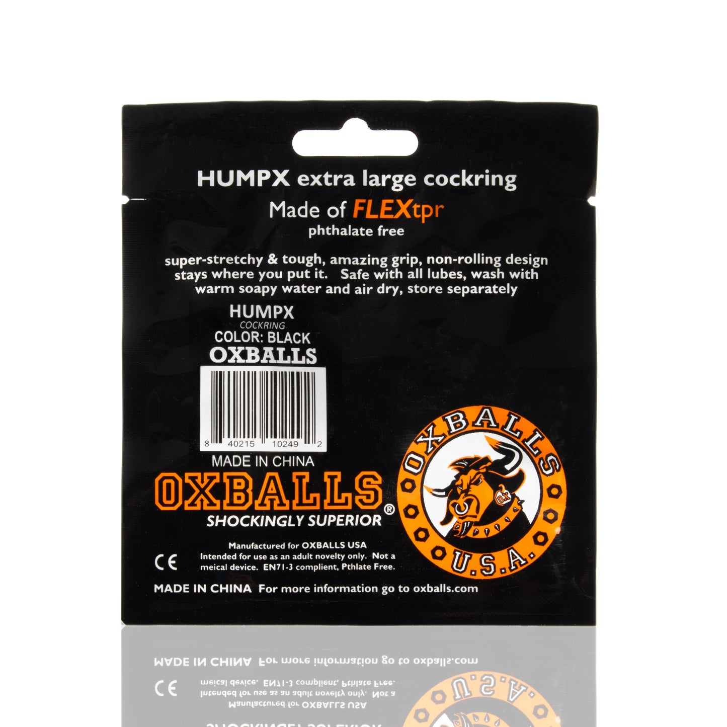 OXBalls HUMPX Larger Screw Cockring Cock Ring BLACK