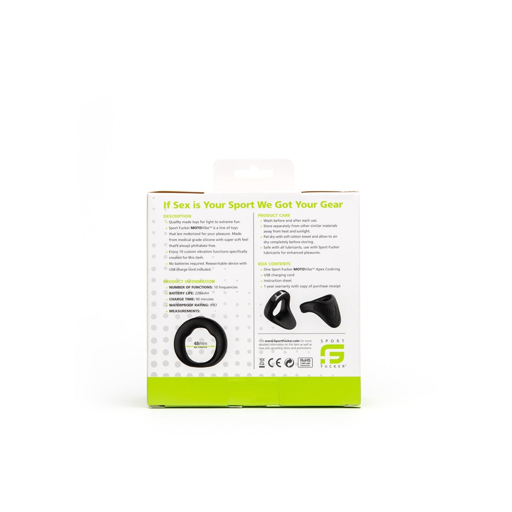 Sport Fucker MOTOVibe APEX - Vibrating Cock Ring