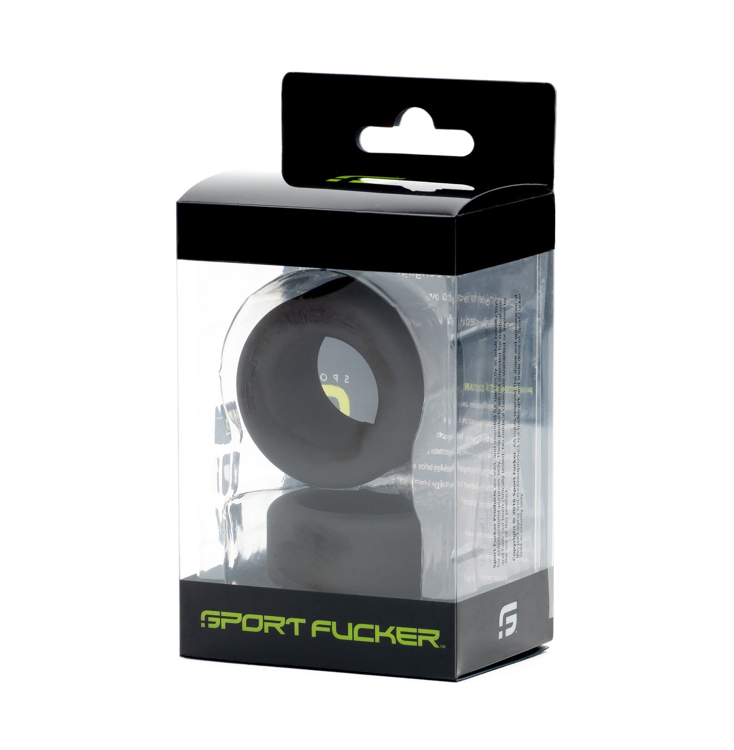 Sport Fucker Nutt Job Set - Black Cock Rings - Set of 2