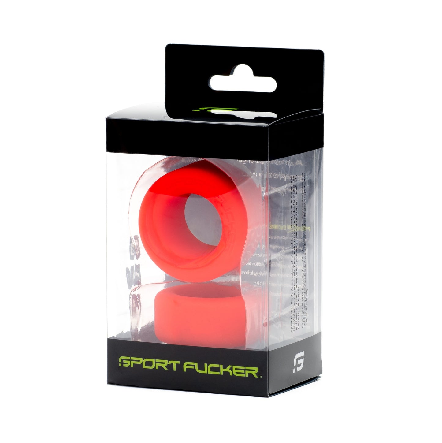 Sport Fucker Nutt Job Set - Red Cock Rings - Set of 2
