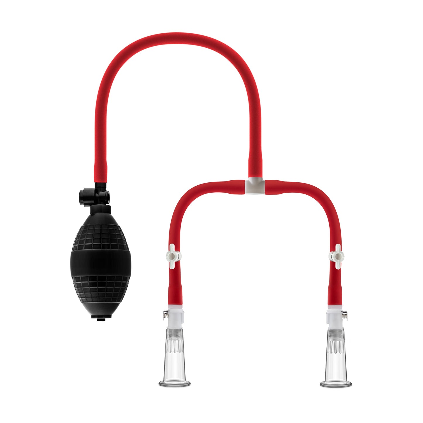 Blush Novelties | Temptasia Nipple Squeeze Pump System Black