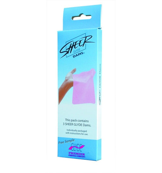 Glyde Oral Sheer Dam 3 Pc Mixed Flavours