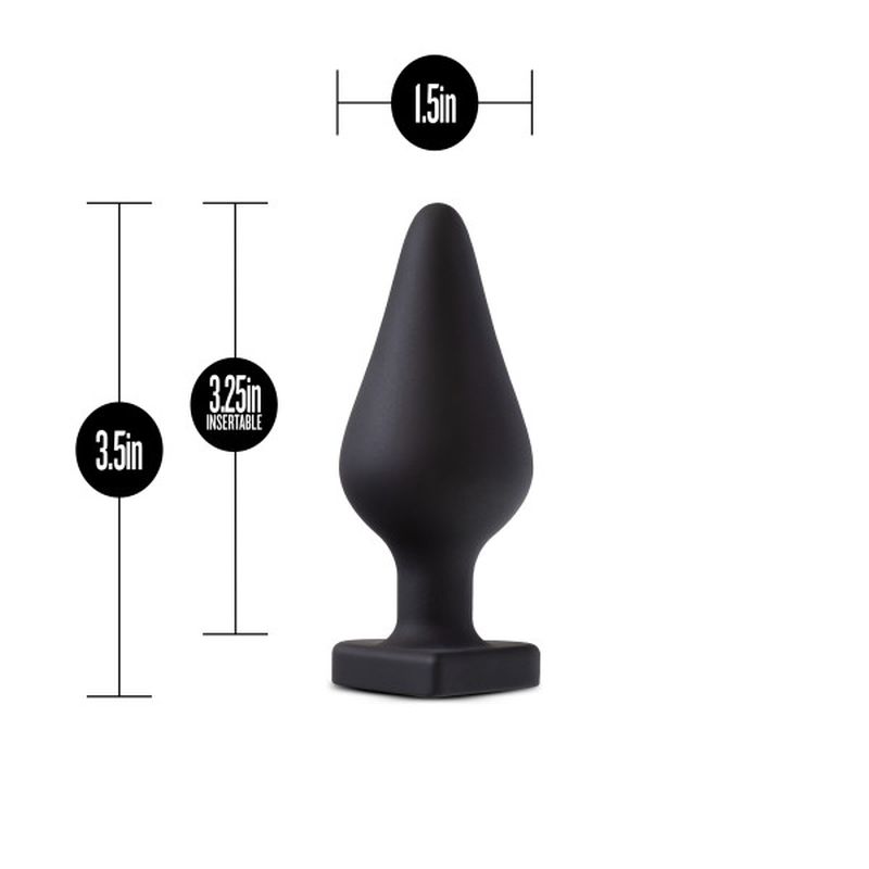Blush Novelties | Temptasia Spank Me Butt Plug Black