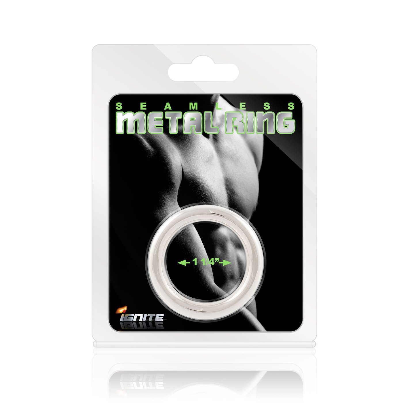 Si Novelties Seamless Metal Cock Ring 32mm