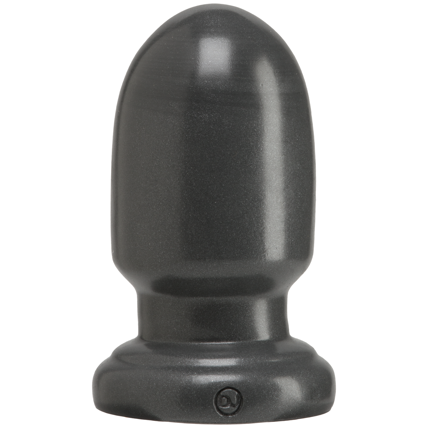 Doc Johnson American Bombshell Shell Shock Small 6" Anal Plug Gun Metal