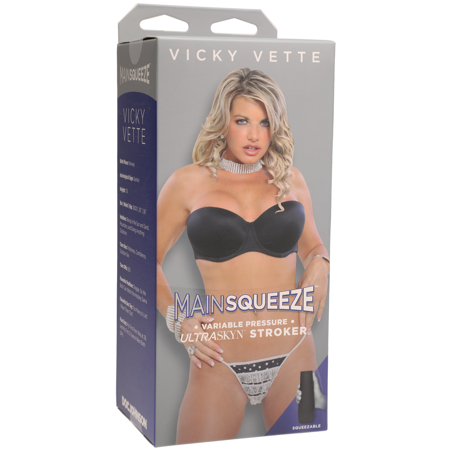Doc Johnson Main Squeeze Vicky Vette ULTRASKYN Stroker Pussy Vanilla