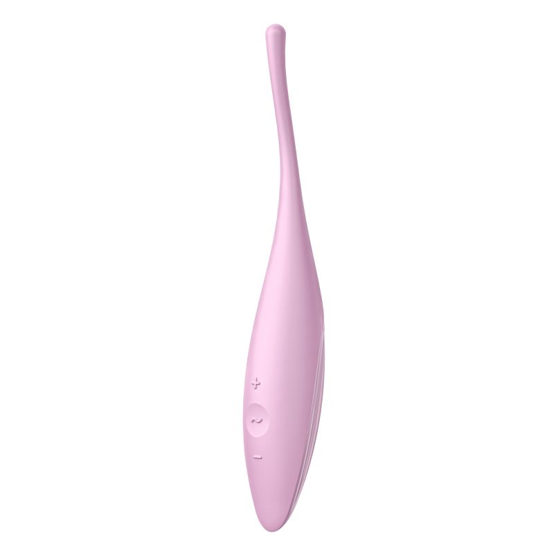 Satisfyer Twirling Joy Tip Stimulator Vibrator Pink w App Control