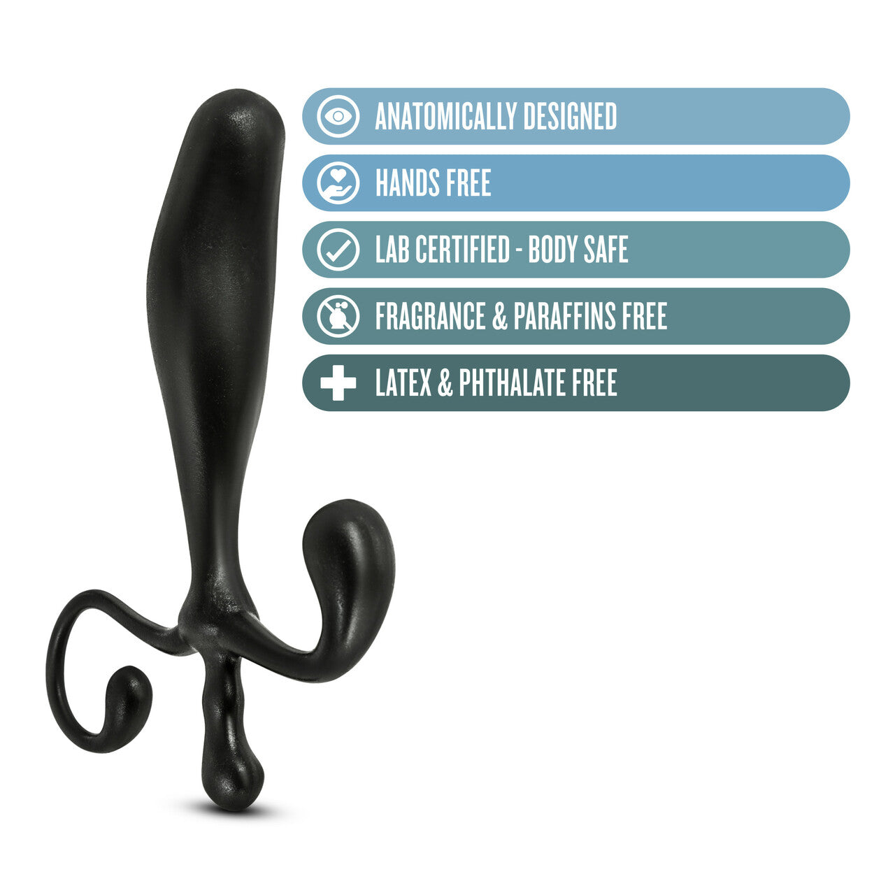 Blush Novelties | Anal Adventures Prostate Stimulator - Black 12.7cm Prostate Massager