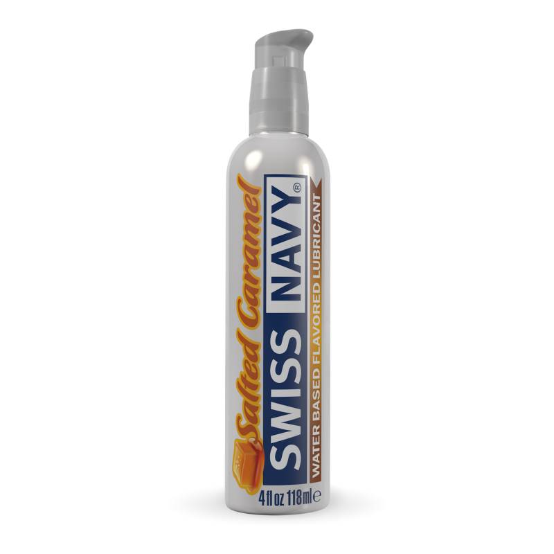 Swiss Navy Salted Caramel Water Based Flavoured Lube Lubricant 4oz/118ml