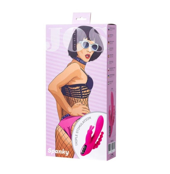 JOS Spanky Triple Stimulator Vibrator - Clitoral, G-Spot and Anal Stimulation