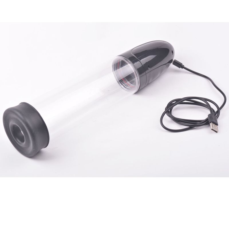 LuvPump Premium Rechargeable Suction Penis Pump with Sleeve and Donut