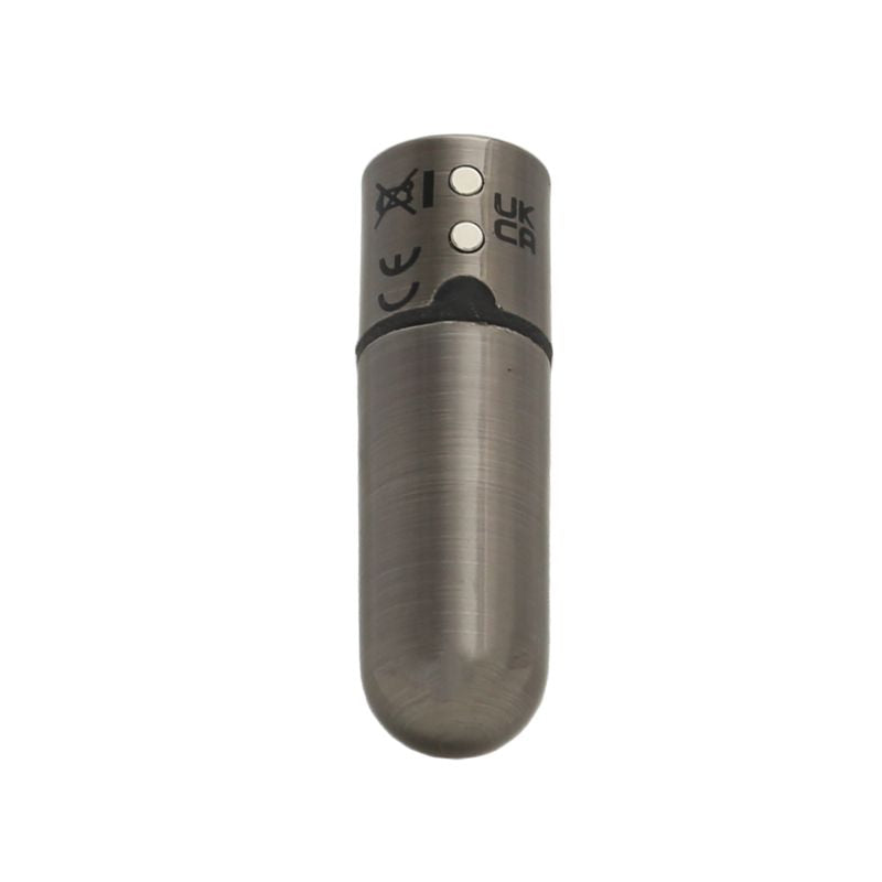 PowerBullet Power Bullet First Class Rechargeable Bulllet w Crystal Gun Metal