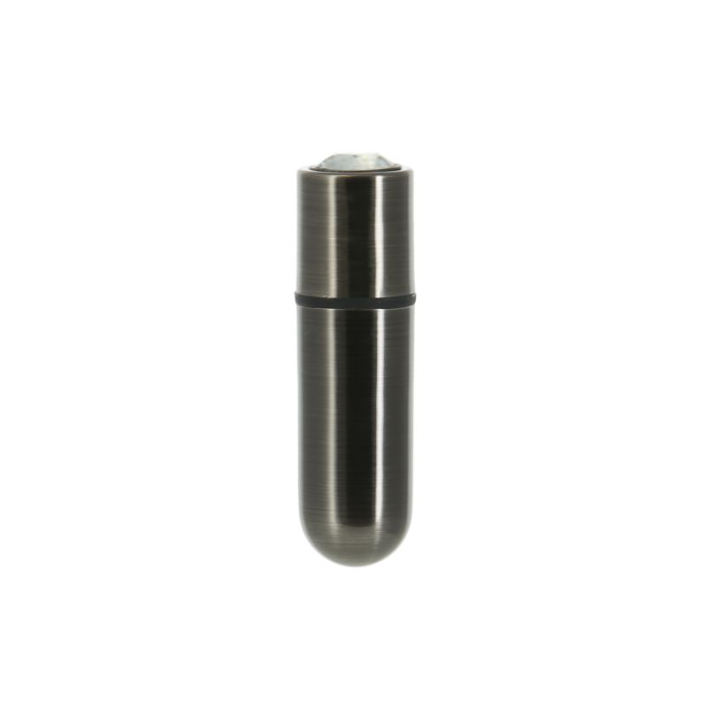 PowerBullet Power Bullet First Class Rechargeable Bulllet w Crystal Gun Metal