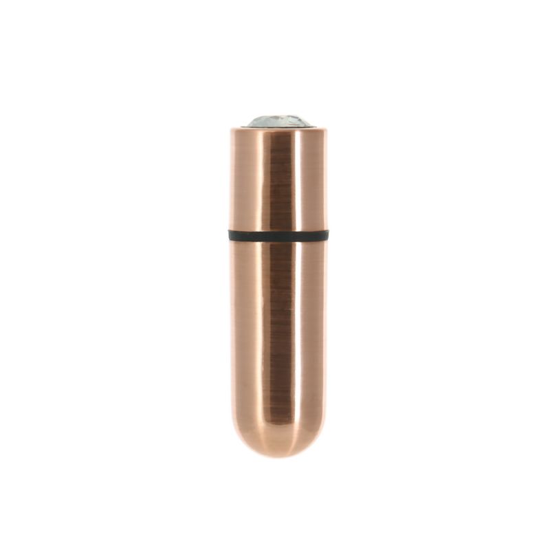 PowerBullet Power Bullet First Class Rechargeable Bulllet w Crystal Rose Gold