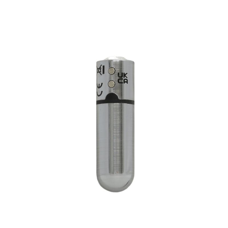 PowerBullet Power Bullet First Class Rechargeable Bulllet w Crystal Silver