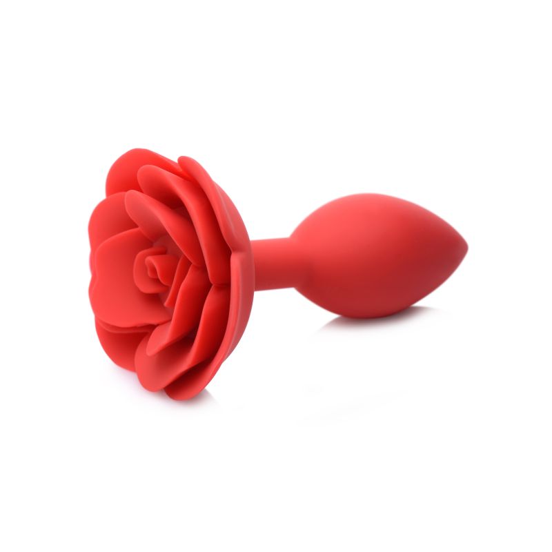 Master Series Booty Bloom Silicone Rose Plug Large Red