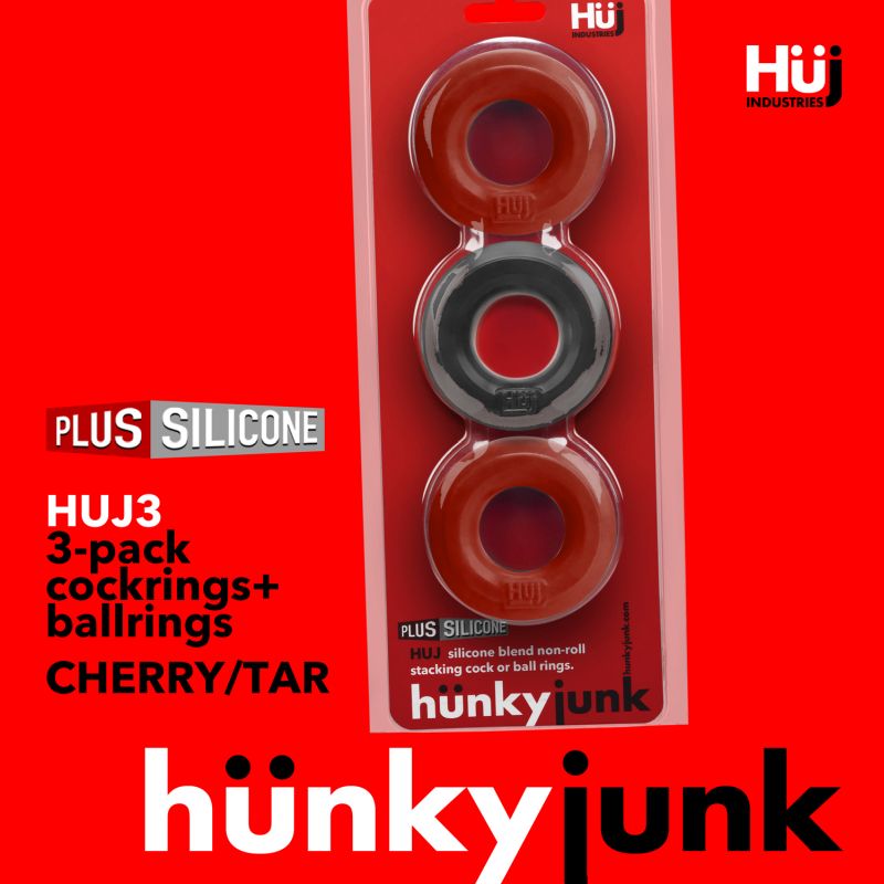 HunkyJunk 3 Pc Cockings Red/Tar Ice