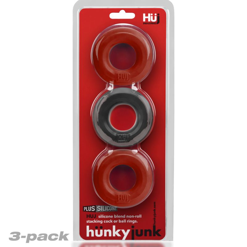 HunkyJunk 3 Pc Cockings Red/Tar Ice