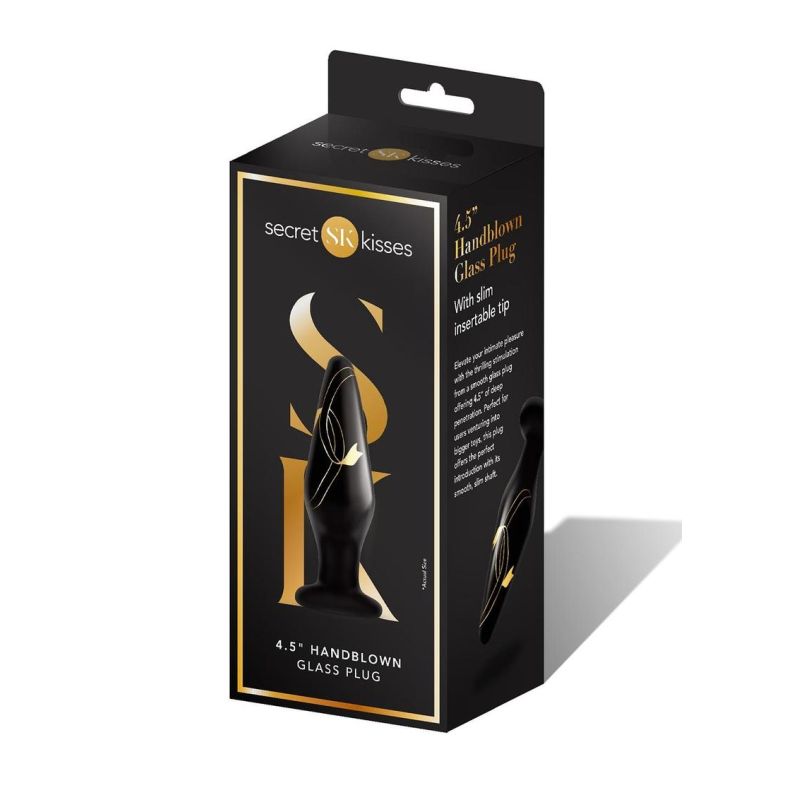 Secret Kisses Handblown Glass Plug 4.5"