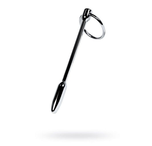 Metal | Silver Metal Urethral Plug w Ring