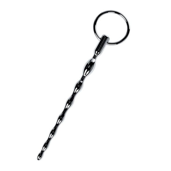 Metal | Silver Metal Braided Urethral Plug w Replaceable Ring