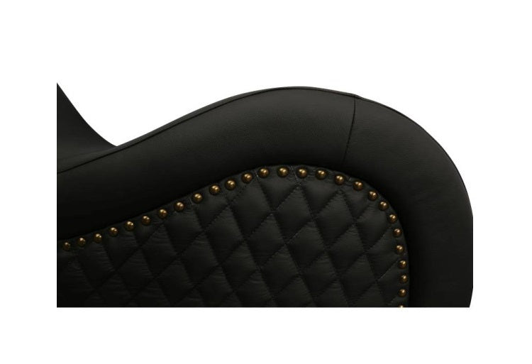 Daytona | Kama Sutra Mebon Chaise Love Lounge Studded and Quilted Black