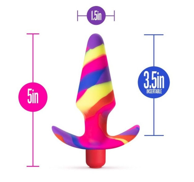 Avant Free Spirit Scarlet Silicone Butt Plug