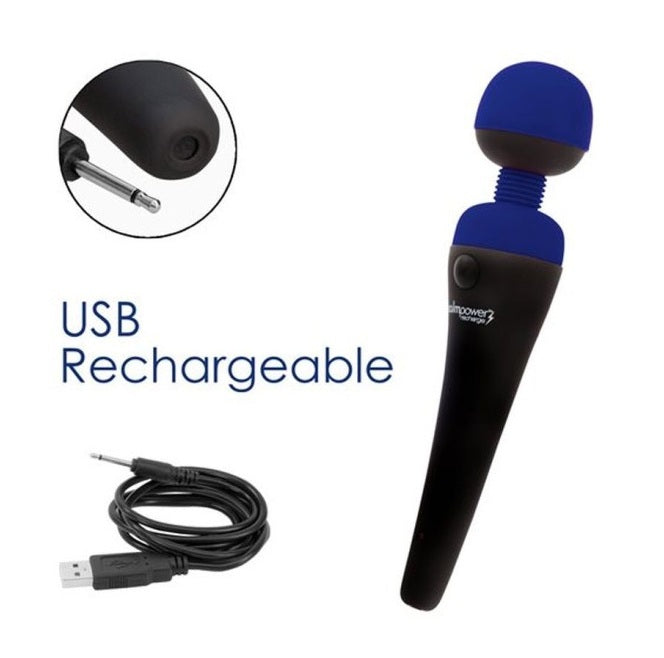 PalmPower Massage Wand Blue