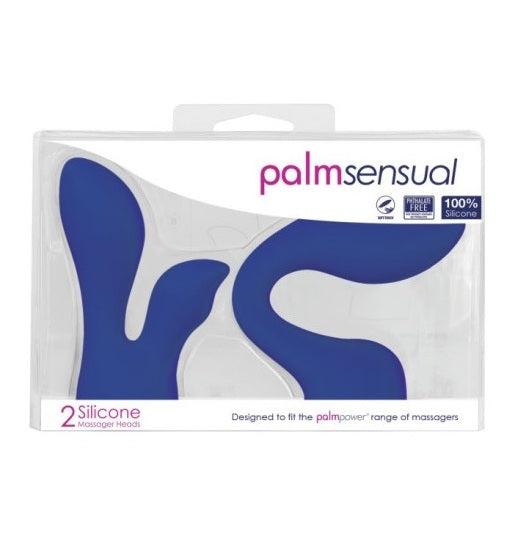 PalmPower PalmSensual Massager Heads Blue (For use with PalmPower)