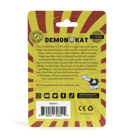 Demon Kat Stacker Ring 1.4" 35mm