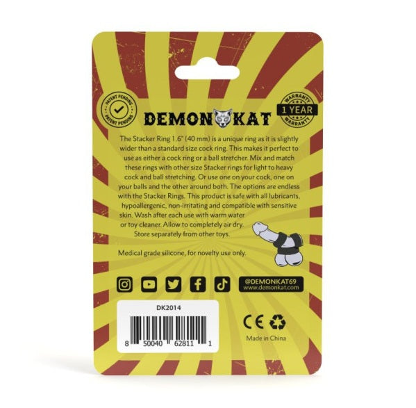 Demon Kat Stacker Ring 1.6" 40mm