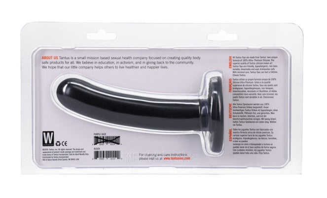 Tantus Silk Dildo Medium Onyx