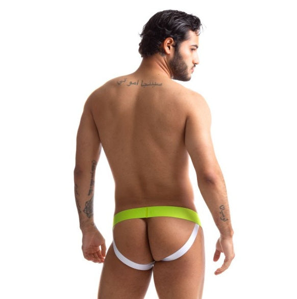 Sport Fucker Jersey Jock Green/White Size L