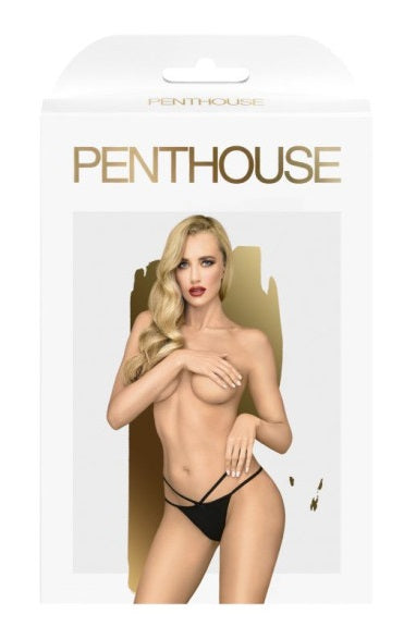 Penthouse Classified Panties Black Size S/M or L/XL