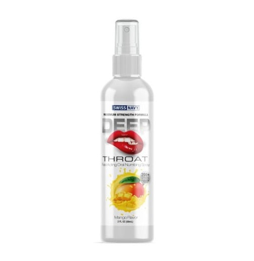 Swiss Navy Mango Deep Throat Spray 2oz/59ml