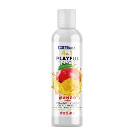 Swiss Navy Playful Flavours 4 In 1 Mango 1oz/29.5ml