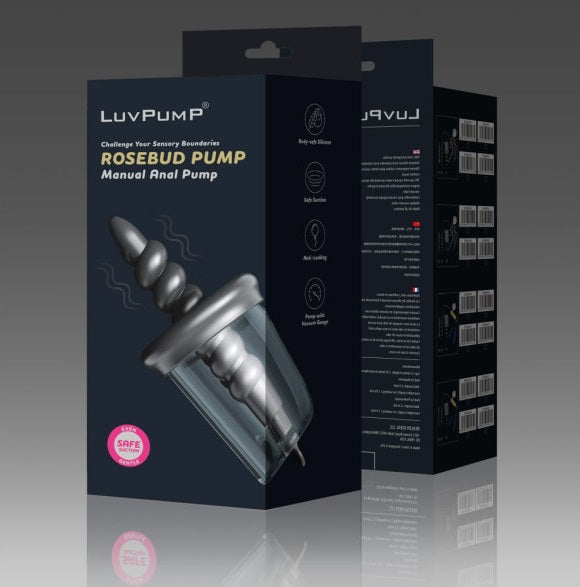 LuvPump Automatic RoseBud Anal Pump and 3 Plug Pro Set