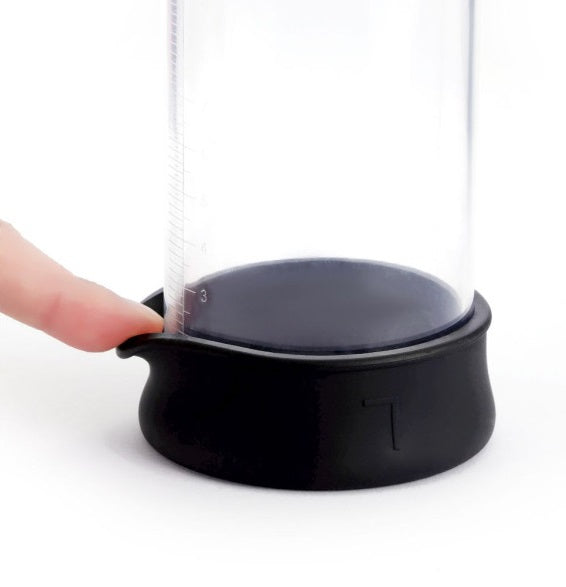 LuvPump Smart Rechargeable LCD Display Penis Pump w Sleeve and Black Donut