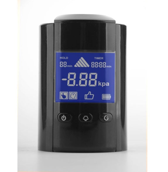 LuvPump Smart Rechargeable LCD Display Penis Pump w Sleeve and Black Donut