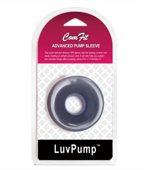 LuvPump Silicone Donut Cushion Black for Pump Cylinder 1.75" - 2.15" Dia
