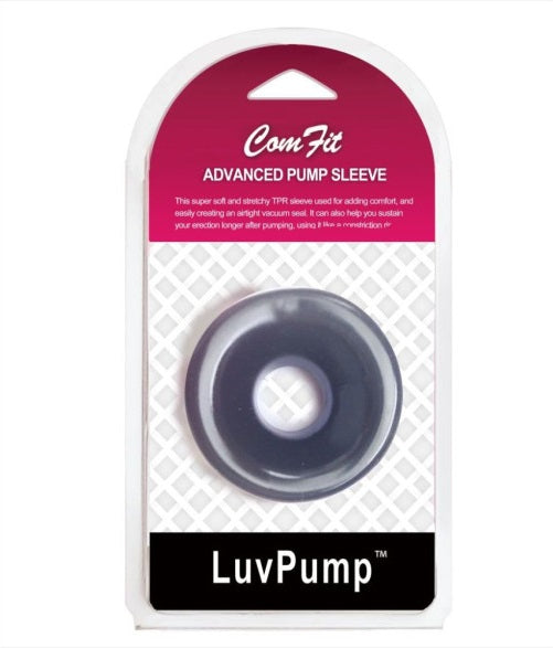 LuvPump Silicone Donut Cushion Black for Pump Cylinder 2.15" - 2.5" Dia