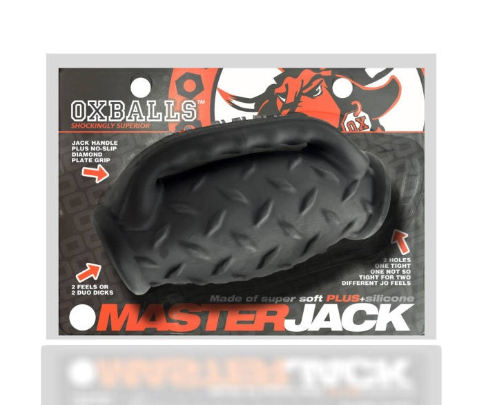 OxBalls Masterjack Double Penetration JO Black Ice