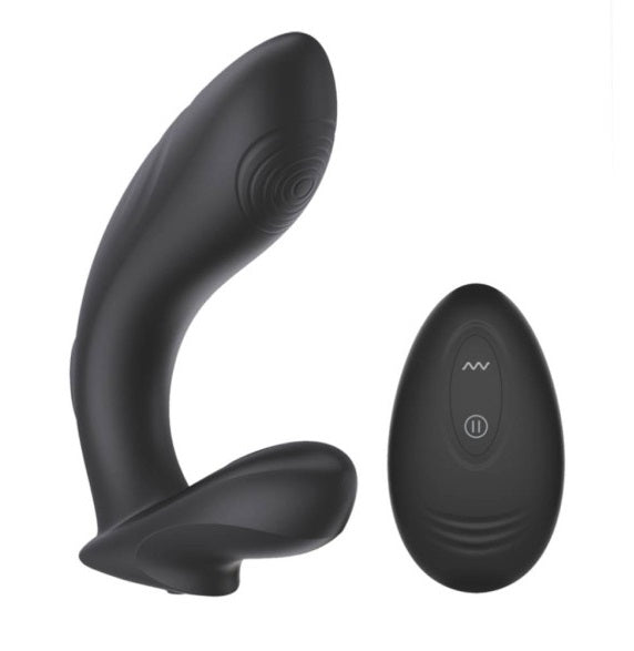SXE Roger Remote Control Vibrating and Slapping Anal Dildo