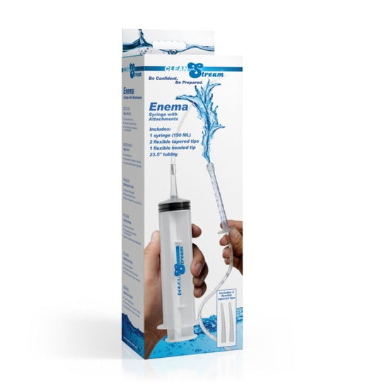 CleanStream Enema Syringe With Attachments
