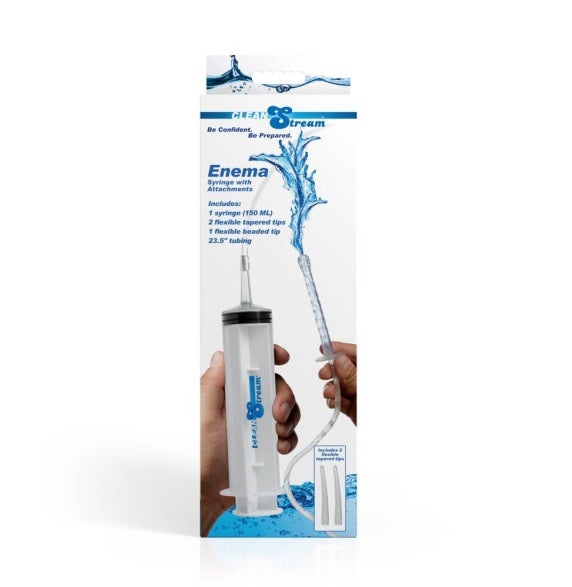 CleanStream Enema Syringe With Attachments
