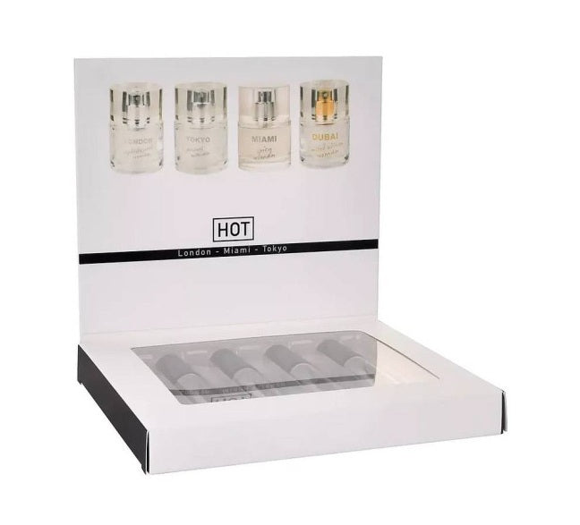 HOT Pheromone Perfume Tester Box for Women - 4x5ml - 4 Pack