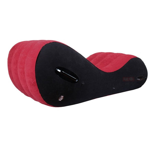 Daytona | Large 1.5m Inflatable Suede Love Lounge with Handrail