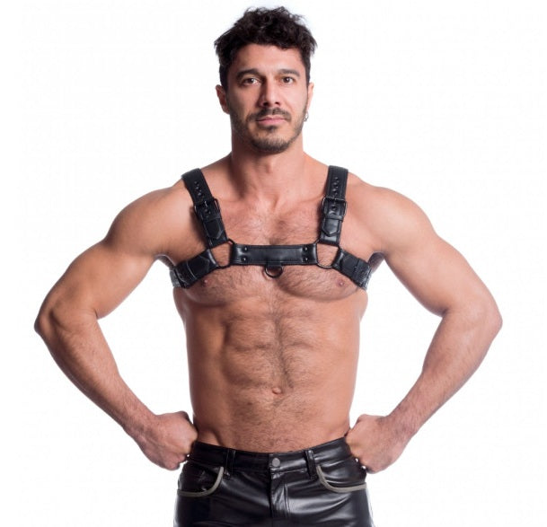 Sport Fucker Vegan Bulldog Harness Black Size S/M or L/XL