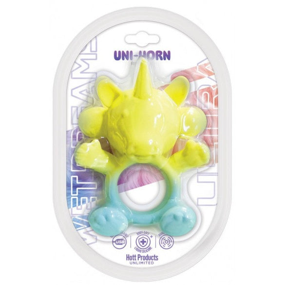 Hott Products | Wet Dreams Ultra 20 Mode USB Silicone UniHorn Cock Ring